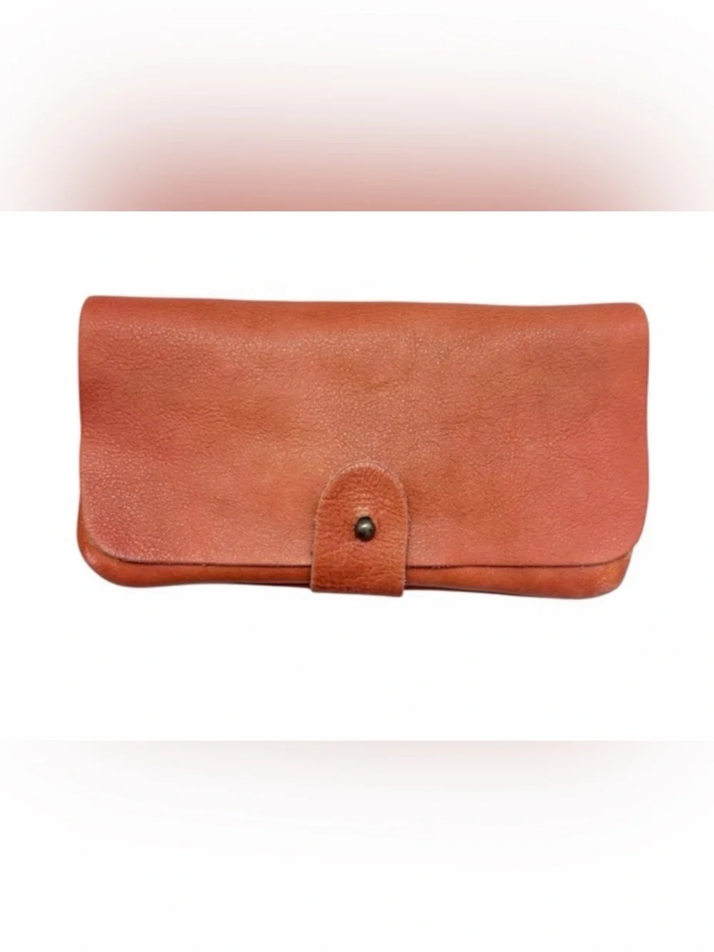 Free People or orangy brown leather wallet
